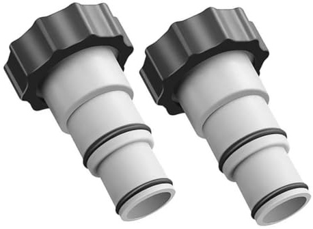 Levemolo 2Pcs Pool Filter Pump Adapter to Hose Connector Swimming Pool Pump Accessories Quick Installation with Strong Water Filtration and Easy Replacement