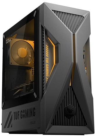 ASUS,TUF Gaming T500 TM500MH-0R7260135W - Sobremesa Gaming de (AMD Ryzen 7 260, 16GB RAM, 512GB SSD, NVIDIA RTX 5050 8GB, Windows 11 Home) Gris Eclipse Solar