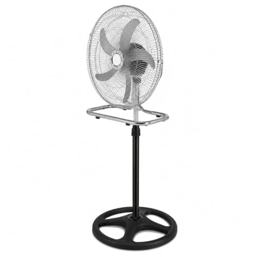 LEOFLA Ventilatore 3 in 1 75W Ø50 cm in Metallo Alta Potenza