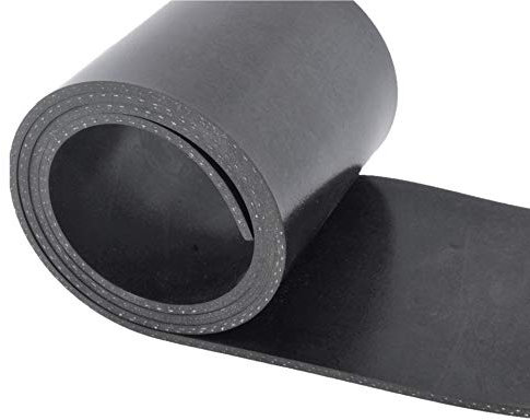 Gummistreifen mit Gewebeeinlage in der Größe 2000x200x5mm