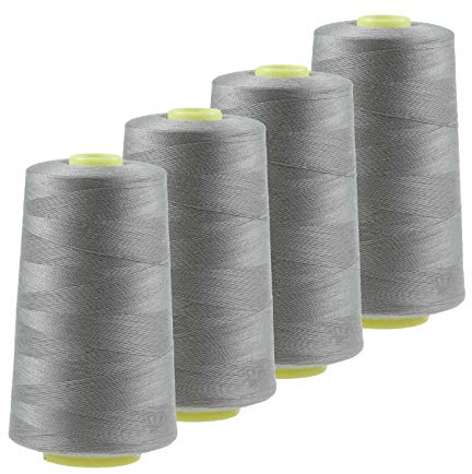 4 x 4572m Qualitäts Overlock-Garn Overlock-Nähgarn Oeko-Tex Farbe 701-740