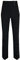 Lovetoenvy Ladies 2 Button Tapered 2 Way Stretch Work Office School Trousers (12) Black