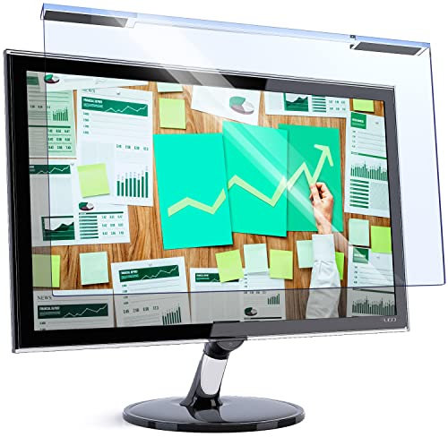 Pannello proteggi schermo universale con blocco della luce blu per monitor PC LED diagonale da 20, 21,5, 21,6, 22 pollici Filtro anti-UV per la protezione degli occhi - Widescreen