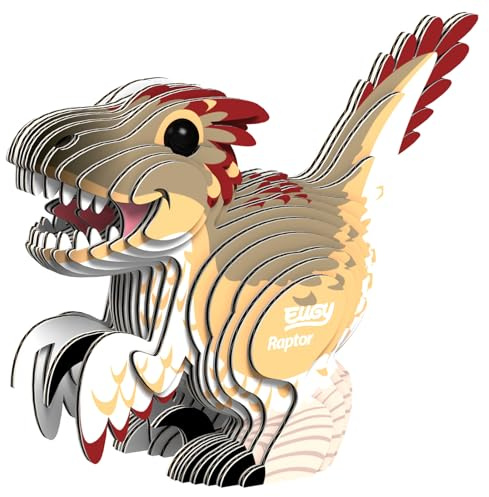 EUGY Eco-Friendly 3D Paper Puzzle (Velociraptor)