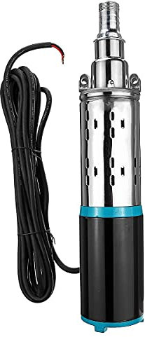 ZTBH Circulating pump 25m Solar Water Pump, High Pressure Deep Well Pump, Submersible DC Pump Agricultural Irrigation Garden Durable (Voltage : 12V)