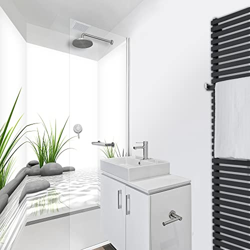 WANDFREUDE individuelle Duschrückwand Aluverbundplatte auf Maß (3 Stück - Wasserstein - Seidenmatt) – Dusche Wandverkleidung Duschwandverkleidung Duschrückwände