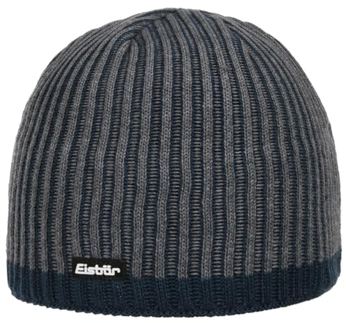 Eisbär Alex Strickmütze Wintermütze Beanie Damen/Herren - Made in Italy Herrenmütze Herbst-Winter Winter
