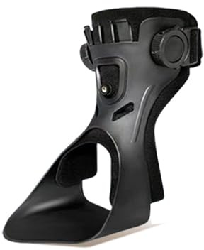 HMLSYZX Adjustable Drop Foot Brace for Walking and Sleeping, Adjustable Ankle Orthosis Splint Support, Ankle Support, Effective Support for Plantar Arch Stretch and Compression
