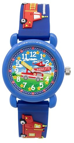 K&L Wall Art Kinderuhr Analog Lernuhr Kinderarmbanduhren für Jungen Mädchen Kinder Armbanduhr
