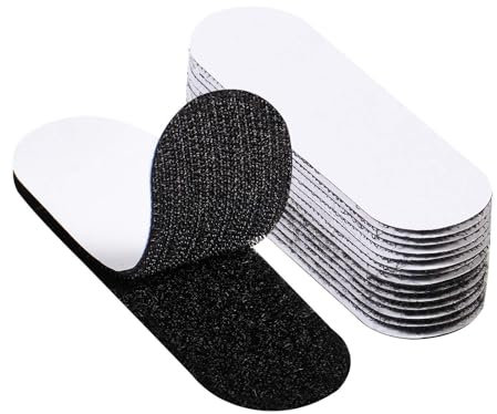 Blendura autoadesivo, 10 pezzi, 30 mm x 100 mm, chiusura in , autoadesivo, extra forte, per pareti, porte, plastica, pavimento, metalli, bicchieri