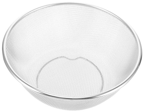 FUNNETOYU Scolapasta in Acciaio Inossidabile a Maglie Fini 22 Cm Colino Per Riso e Verdura Filtro a Rete Multiuso Per Cucina Domestica e Ristorante