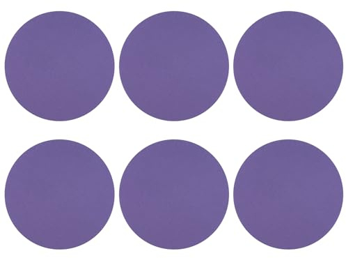 sourcing map 32 dischi abrasivi da 76 mm, grana 5000, con gancio e anello, per levigatrice orbitale casuale, per lavorazione del legno, lucidatura dei metalli, viola