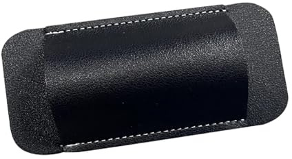 PENGCHE Étui Couteau Pliant Cuir Noir Gaine Ceinture Horizontale pour Petit Outil EDC et Multi-Outils, Pochette de Protection Portable pour Camping Randonnée Travail, Accessoire Homme sans Couteau