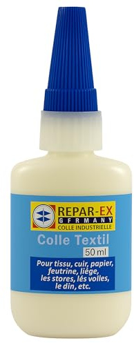 REPAR-EX – Flasche mit Textilkleber – für alle Stoffe – Flasche mit 50 ml