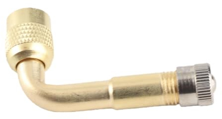 Prolongador Valvula Neumatico, Adaptador de Extensión de VáLvula de Neumático de 90 Grados para Extensor de VáStago de Neumático de AutomóVil
