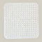 JZK 80x80cm Extra large square non slip shower mat with suction cups, non-slip mat for shower tray, non-skid foot massage bath mat, bathroom floor mat