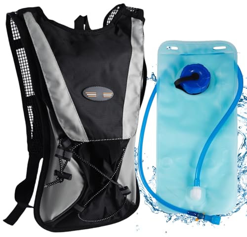 MEYAGOT 2L Trailrunning Rucksack, Trinkrucksack, Laufrucksack, Trinkrucksack Laufen For Men Women Water Backpack Hydration Vest Pack Hydration Pack Fahrradrucksack,Laufen, Camping, Wandern, Marathoner