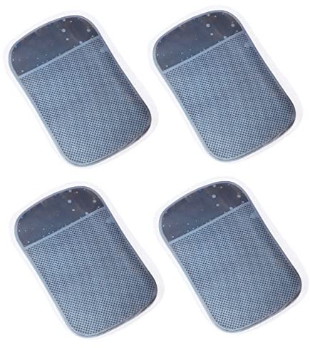 OSALADI Tappetini Per Telefono in Silicone Anti-calore 4 Non-pad Design A Griglia Per Ufficio Scuola