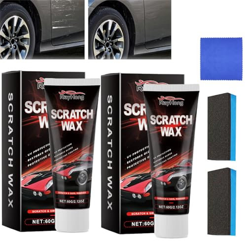 Auto Kratzer Entferner*2, Repariert Kratzer Und Schrammen Auf Dem Autolack Autopolitur Kratzer Entfernen Verbessert Den Glanz Auto Politur Set Politur Auto Auto Politur Kommt Mit Schwamm Und Handtuch
