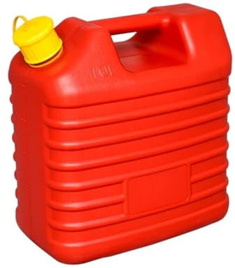 Bensinkanner Bensindunkar 1,3/2,6 gallontankar, bensinoljelagring för camping och nödförvaring, plast(10L)