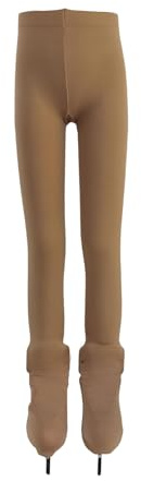 LIUHUO Konståkning tights för barn, skridskoåkning, tights för flickor med diamanter på båda sidor, Cs, 5-8 År
