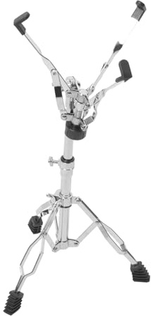 Kisangel Portabler Snare Drum Ständer Verstellbar Doppelt Verstärkt Für Jazz Militärtrommel Leichtes Drum Zubehör Mit Stabilem Dreibein Für Bühnen Übungszwecke