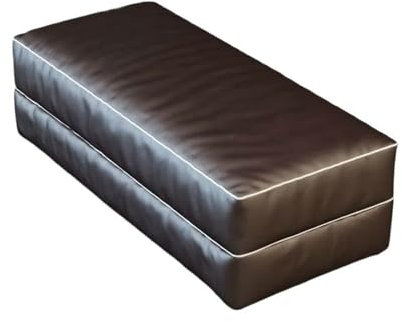 Moderne Bettbank aus PU-Leder, rechteckig, für Schlafzimmer, Wohnzimmer und Schachzimmer, stilvoller Betthocker (100 x 45 x 40 cm), vielseitige Möbel für Aufbewahrung und Sitzgelegenheit