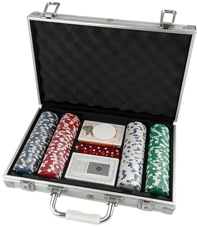 Pokerchips-Set Med Väska Marker Utan Valör Till Spelare Och Spelentusiaster