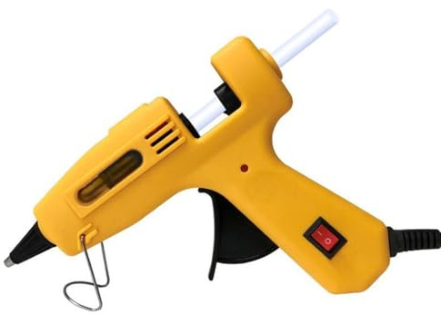 Pistola for colla a caldo for impieghi gravosi da 100/200 W, ugello in rame, bastoncini 11 mm, calore rapido, ideale for riparazioni fai te ed elettroniche Pistola per colla a caldo(200w)