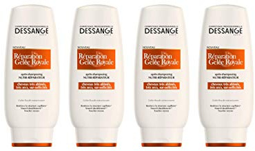 DESSANGE Après-Shampooing Réparation Gelée Royale 800ml - Lot de 4