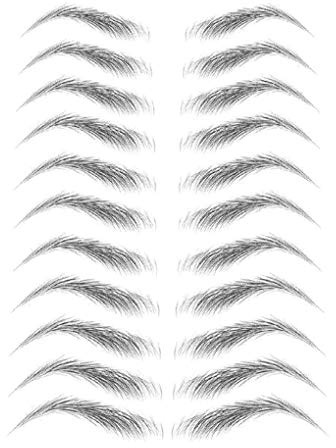 Kvinnor 3D ögonbryn klistermärke Tattoo Eye 3D ögonbryn Brow Vattentät Stereo dekal False ögonbryn dekoration, E16