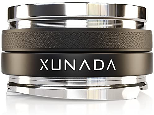 XUNADA 51mm Coffee Distributor & Tamper, Works with All 51mm Portafilters, Espresso Hand Tampers, 2-in-1 Adjustable Espresso Distribution Leveler & Tamping Tool