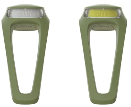 Knog Frog Bike Headlight and Tail Light Set - USB-C Rechargeable Bicycle Light with 40 Lumen Front & 20 Lumen Rear Output, 9 Modes, Flexible Mount, IP65 Water Resistant Bike Light
