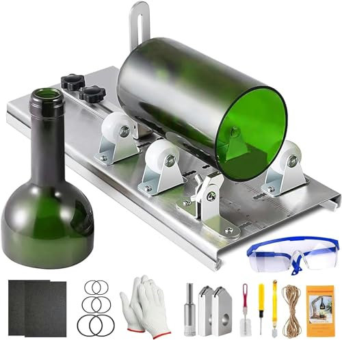 Cortador de botellas de vidrio profesional, máquina de corte para vino, cerveza, vidrio, reciclaje, cortador de vidrio para corte de botellas