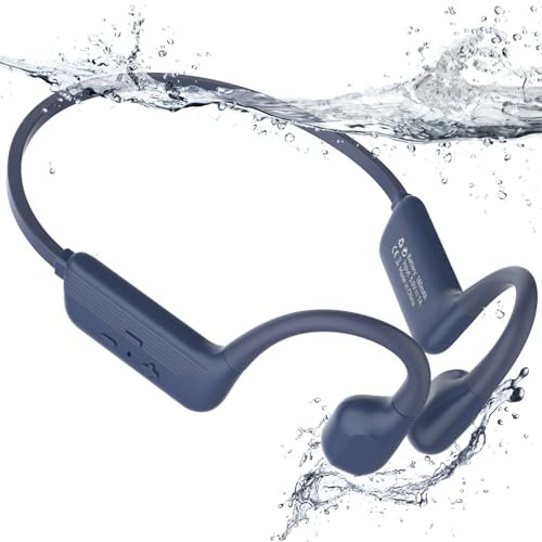 MONODEAL Casque Conduction Osseuse, Ecouteur-Natation Waterproof Bluetooth 5.4 IP68 MP3 Etanche Piscine 32GB, Ecouteurs sans Fil Sport Ecouteur Piscine