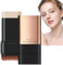 2 In 1 Anti-Wrinkle Foundation Stick,Matte Foundation Stick Makeup,Korea Eraser Founda/tion Stic/k with Brush,Contour S/tick Foun/dation Face St/ick,Longwear Fou/ndation Sti/ck(Brilliant White)