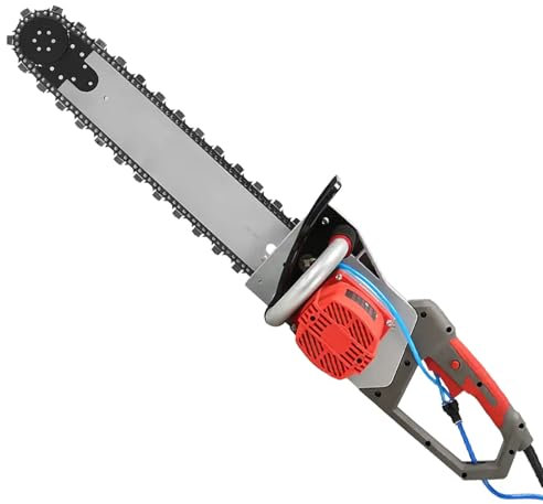 VNATWGOO Tagliamuri Elettrico Industriale per Cemento, Sega da Demolizione da 3800 W con Pompa dell'Acqua Collegata, Sega da Muro per Cemento Armato, per Cemento Armato, Pietra, Tubi in Cemento,48cm