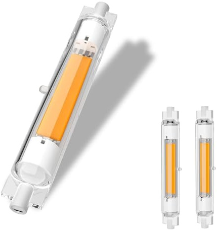 GDYOD Ampoules R7S LED 118mm Dimmable,30W Équivalent à Ampoule Halogène 118mm 300W, Sans Scintillement,Blanc Chaud 3000K 3000LM,AC 220-240V,Éclairage à Faisceau 360°, Lot de 2