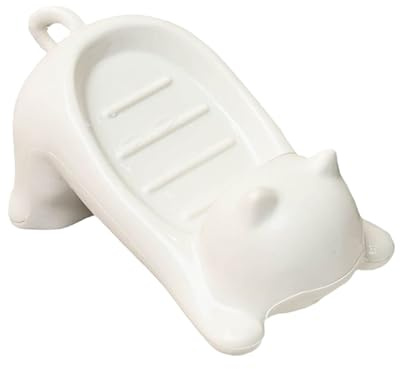 Jabonera con drenaje, soporte de jabón portátil, contenedor de jabón de drenaje, 7.1 x 3.8 x 3.15 pulgadas, estante de jabón ligero | Organización portátil de viaje, camping, baño, ducha, fregadero