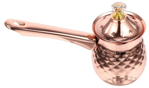 Mipcase Pentola in Acciaio Inossidabile 400ml Piccola Pentola per Latte e Zuppa con Manico lungo Resistente al Calore per Fornelli a Induzione e Ceramica Uso Quotidiano Cucina