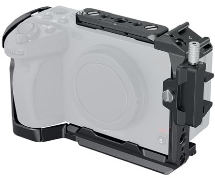 Kompatibles Kamerakäfig-Set for Sony FX30 und FX3, mit Kabelklemmen, Blitzschuh und NATO-Schiene.(MD4019)