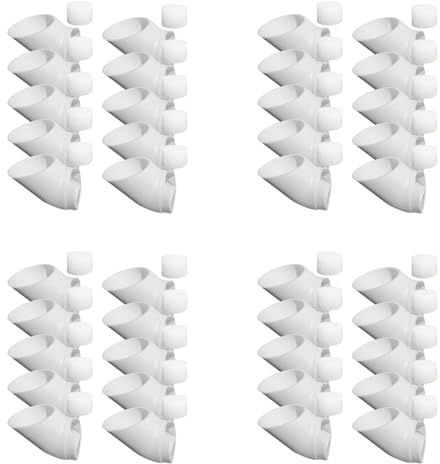 Tacdas 40 Sets Hydroponisches Erdfreies Anbausystem DIY Hydroponisches Baumschul-Garten-Set