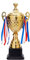Grande Coupe - Grand Trophée en Or pour Concours, Tournois et Compétitions Sportifs, Or, 39 x 19 x 9,5 cm