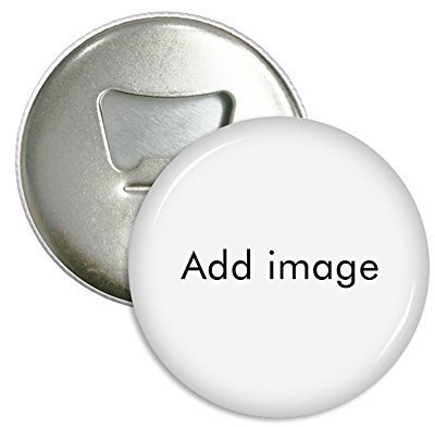 Redondo abrebotellas Custom Made frigorífico imán pins Badge botón diseño de regalo 3 piezas Añadir tu foto imagen personalizada