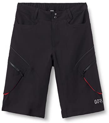 GORE WEAR Herren C3 Shorts, Black/Red, L EU