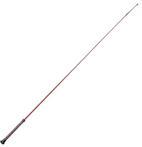 PFIFF 102928 Dressurgerte, Fiberglaskern, Griff zweifarbig gummiert, Bordeaux 110cm