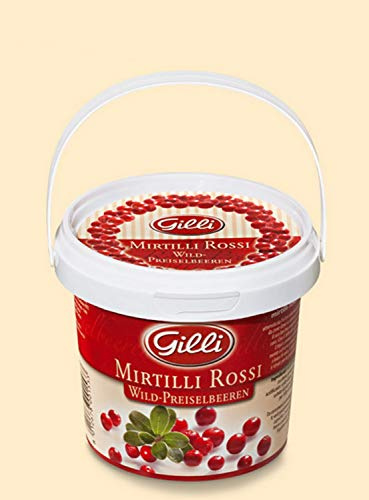 Mirtilli rossi selvatici da spalmare 360 gr. - Gilli