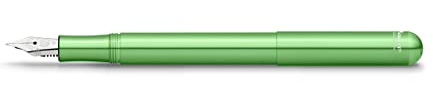 Kaweco COLLECTION LILIPUT Füllfederhalter Green I Exklusiver Füllhalter für Tintenpatronen inklusive Retro Metallbox I Kaweco Füller 12,5 cm I Federbreite: F (Fein)