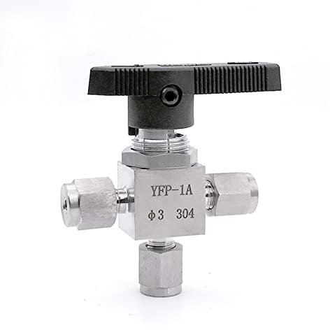 MGRAS Fit 3/4 / 6/8/10/12-20mm 1/81/4 3/81/2 Kompressionskugelklammer 304 Edelstahlwassergasöl 915 Psi Kugelhahn (Specification : 12mm)