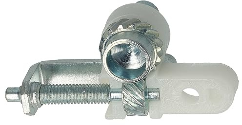 vhbw Tensor de cadena compatible con Stihl MS 170 | 018, 017, 023, 019, 025, 021 motosierra - Lateral, plástico / hierro, 27 g plata blanco